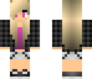 pink skater girl