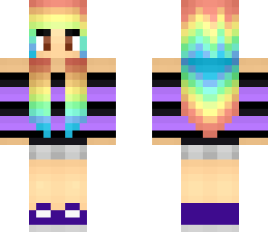 rainbow girl