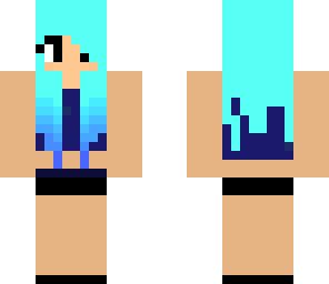 blue hair girl