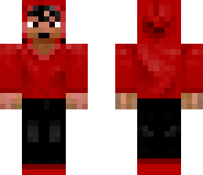 red hoodie