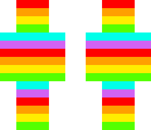 rainbow skin