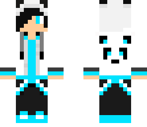 light blue panda boy
