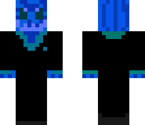blue pumpkin man