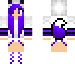purple wolfy girl