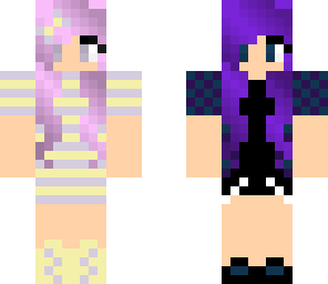 half and half- girly girl and rocker chick