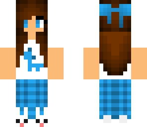 blue pajama girl