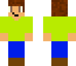 me in green shirt