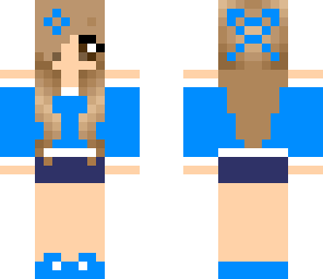 floating blue