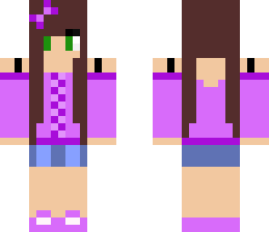 purple girl