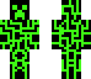 black n green creeper