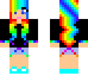 rainbow girl