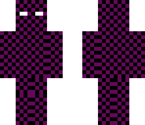 the checkerd white eyed enderman