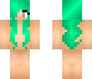 mint haired girl skin base vote if using