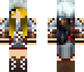 assassin girl with highlights