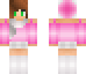 pink pixie cut girl