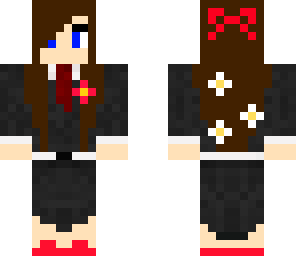 girl in suit-dress
