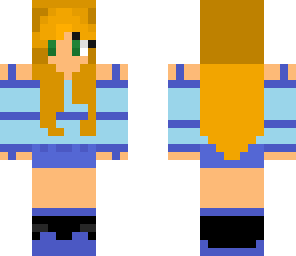 blonde blue chick
