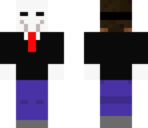 steve with slenderman cotume plz vote
