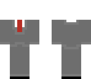base of a gray suit