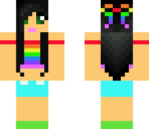 rainbow girl
