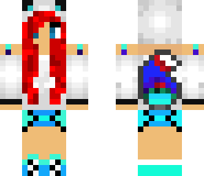 red headed wolf girl helment