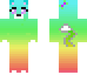 rainbow kitten