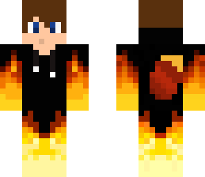 fiery wolf kid