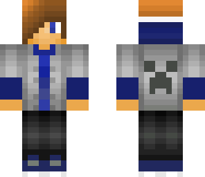blue teen boy