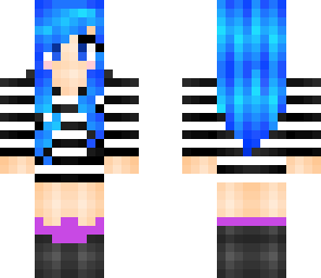 the blue
