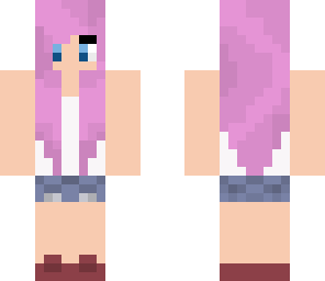 pink hair girl