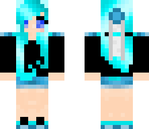 blue girl