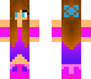 girl in pink