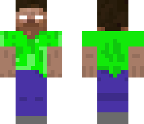 green shirt herobrine