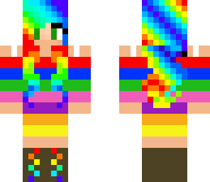 rainbow girl
