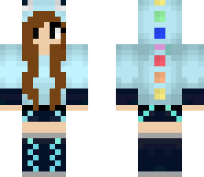 brunette dino girl edit