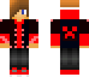 red hoodie