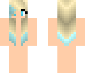 blonde to blue hair girl base - base collection