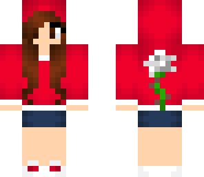 rose girl with hoodie