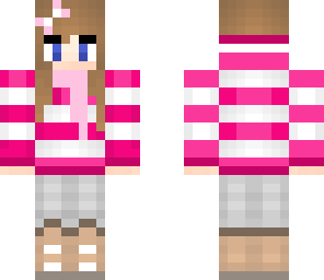 winter girl pink
