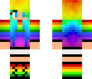 rainbow girl
