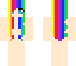 rainbow hair