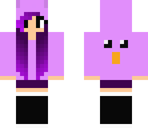 owl girl - purple