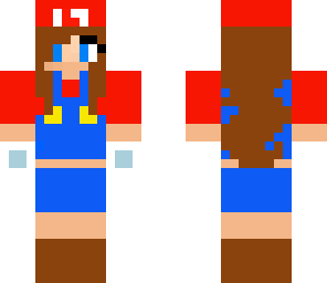 gril mario bros cosplay