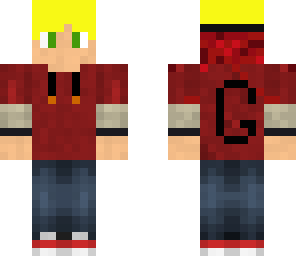 red hoodie