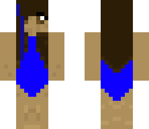 cute blue girl