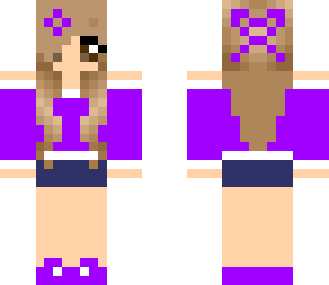floating purple