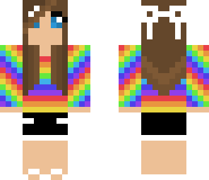 rainbow girl