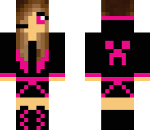 hot pink girl - creeper