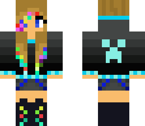 rainbow creeper girl