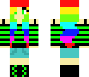 rainbow hair